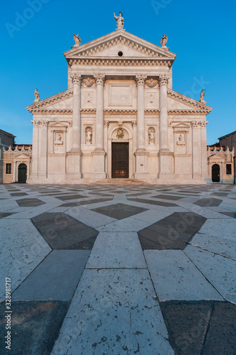 Historical landmark San Giorgio Maggiore Church in Venice, Italy, Europe