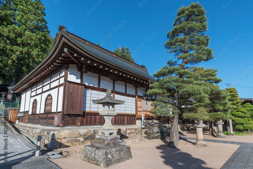 Higashiyama Hakusan Shrine in historical city Takayama, Japan