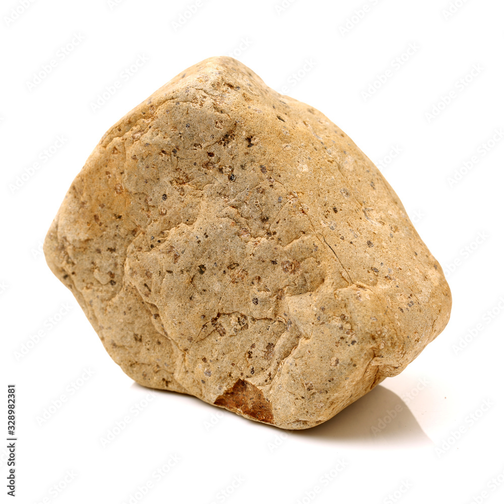 Rocks on a white background