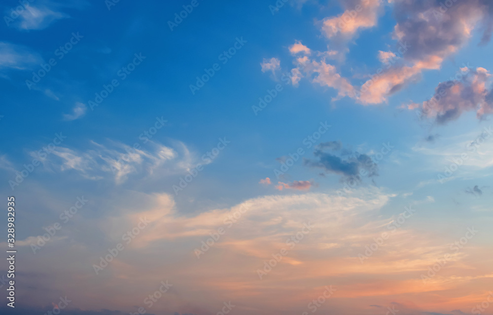 Dramatic sunrise blue sky background. Dramatic sunrise blue sky background.