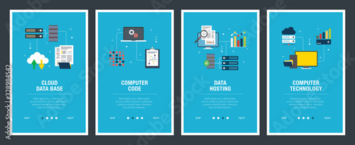 Computer technology, data hosting and computer code.