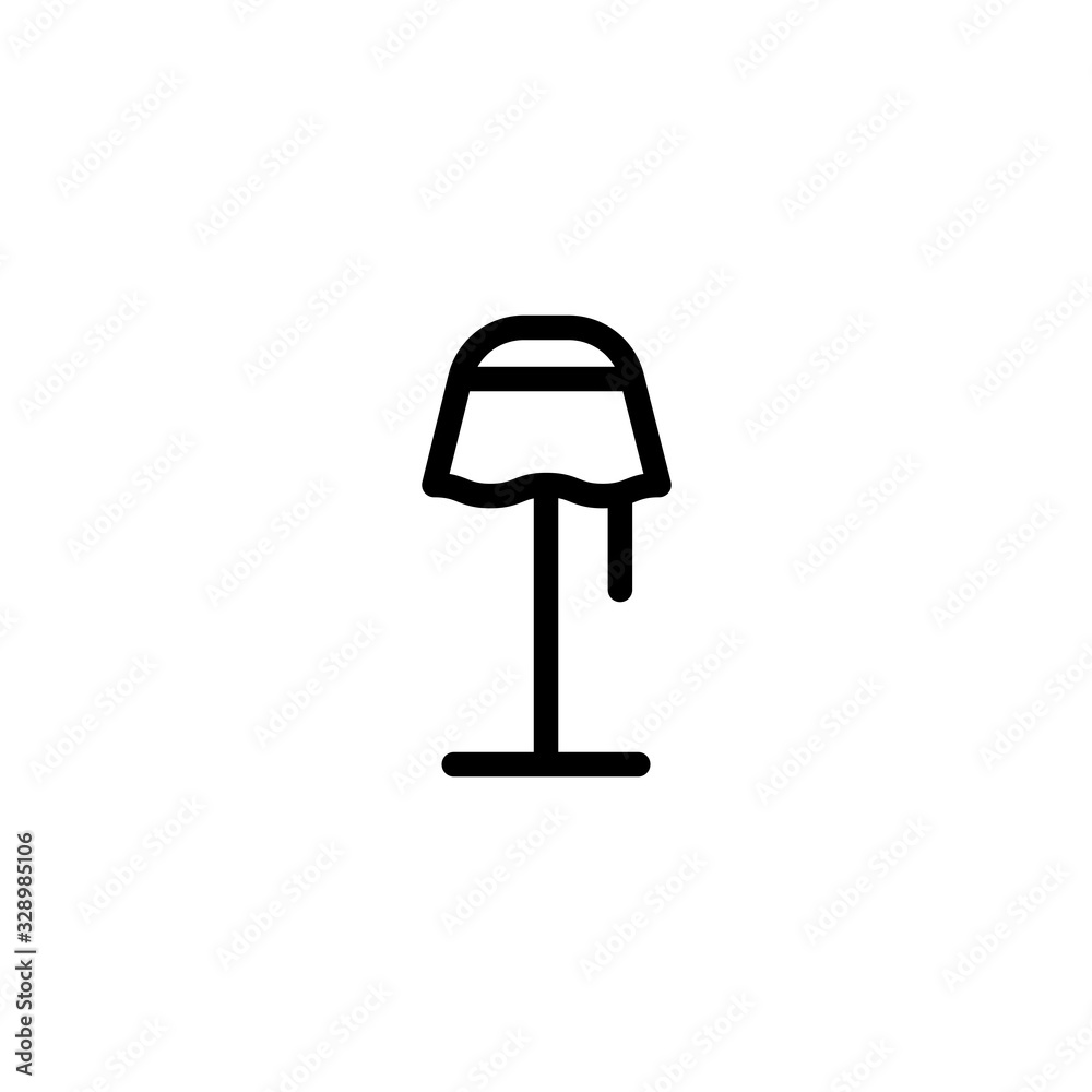 Vector illustration, stand lamp icon design Vector illustration, stand lamp icon design