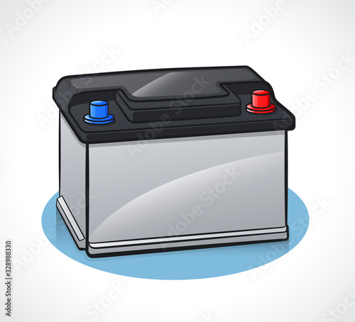 Vector auto battery design isolated