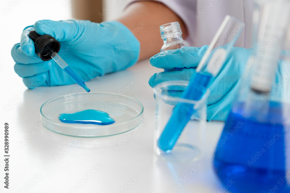 Medical scientists have experimented with liquid chemicals in vitro to analyze viral data in chemical laboratories. Scientific research concepts Medical scientists have experimented with liquid chemicals in vitro to analyze viral data in chemical laboratories. Scientific research concepts