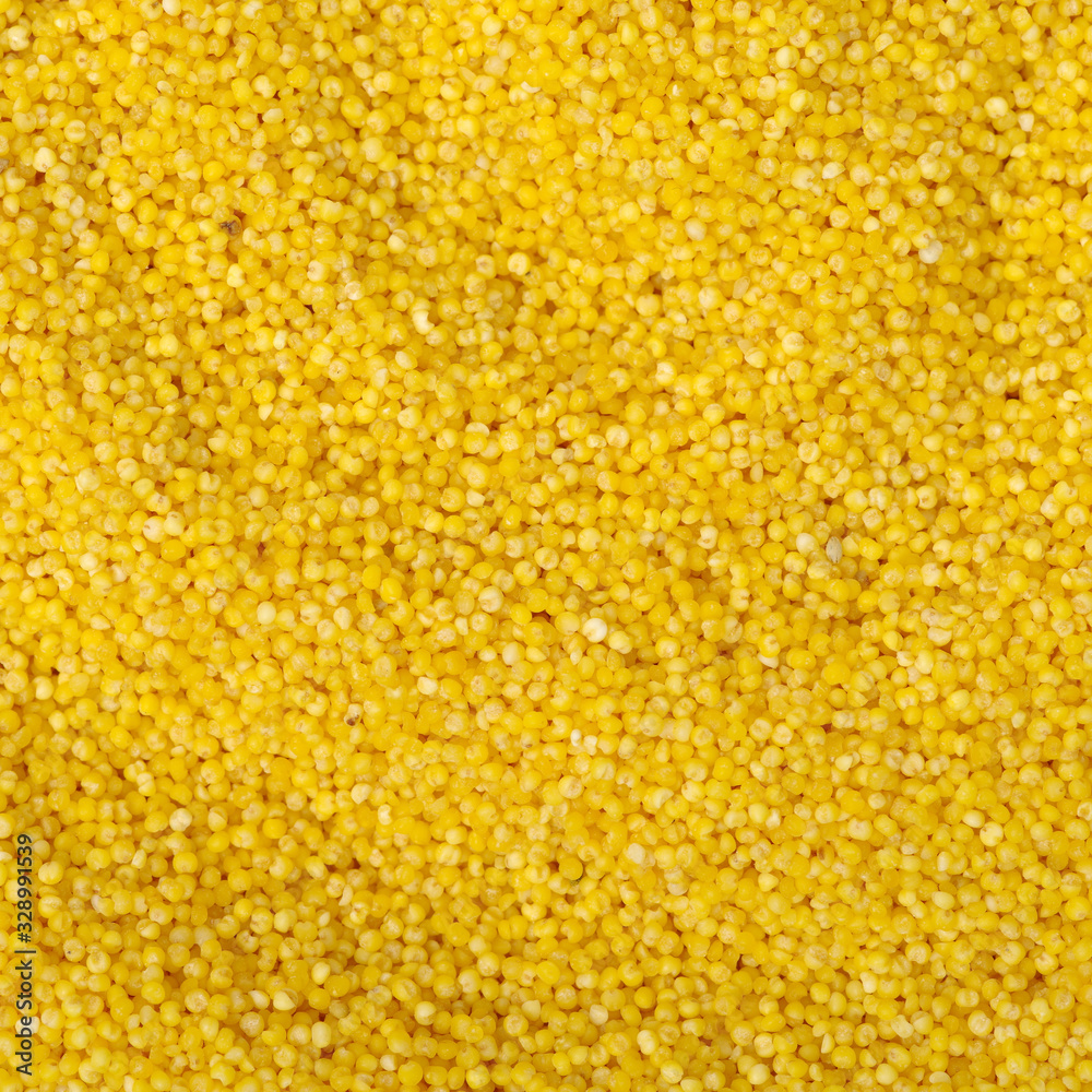Millet yellow background