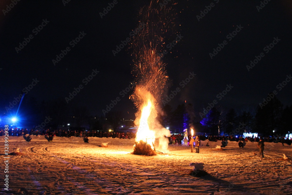 The Fire, Silver Skate Festival, William Hawrelak Park, Edmonton, Alberta