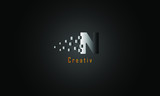 Abstract letter logo | Free Vector. N Latter logo