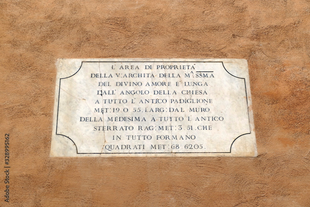 Naklejka premium monumenti di roma,italia