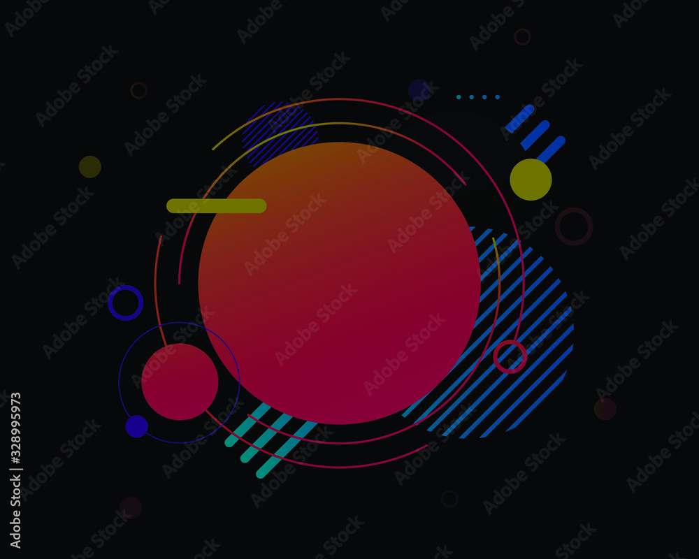 Fototapeta premium Colorful Vector illustration Logo Background Abstract