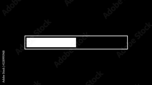 4K Video of Animation Science Futuristic Loading. Loading Transfer Download 0-100%