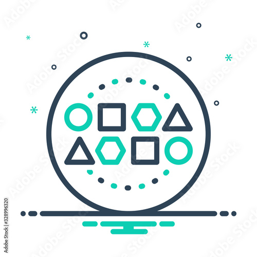 Mix icon for set conglomeration 