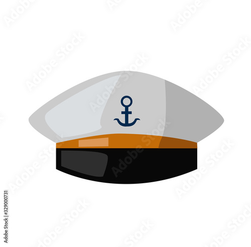 sailor hat vector illustration