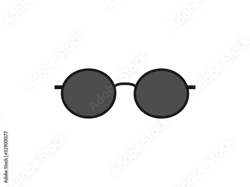 Sunglasses, glasses icon. Vector illustration, flat design.
