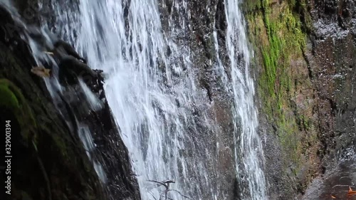 River and waterfall in Lambir, Borneo, Malaysia photo