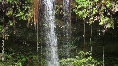 River and waterfall in Lambir, Borneo, Malaysia photo