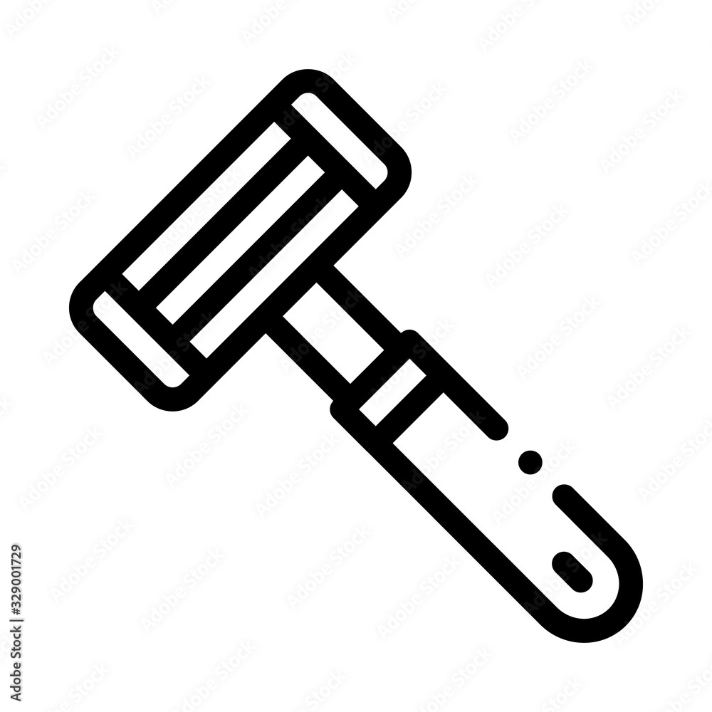 Shaving Razor Icon Vector. Outline Shaving Razor Sign. Isolated Contour Symbol Illustration Shaving Razor Icon Vector. Outline Shaving Razor Sign. Isolated Contour Symbol Illustration