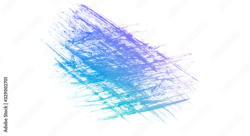Fototapeta premium Abstract colorful paint scratches brush