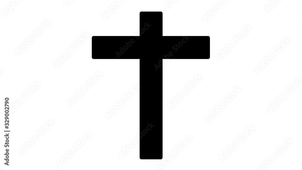 cross icon, basic shape, black and white,	