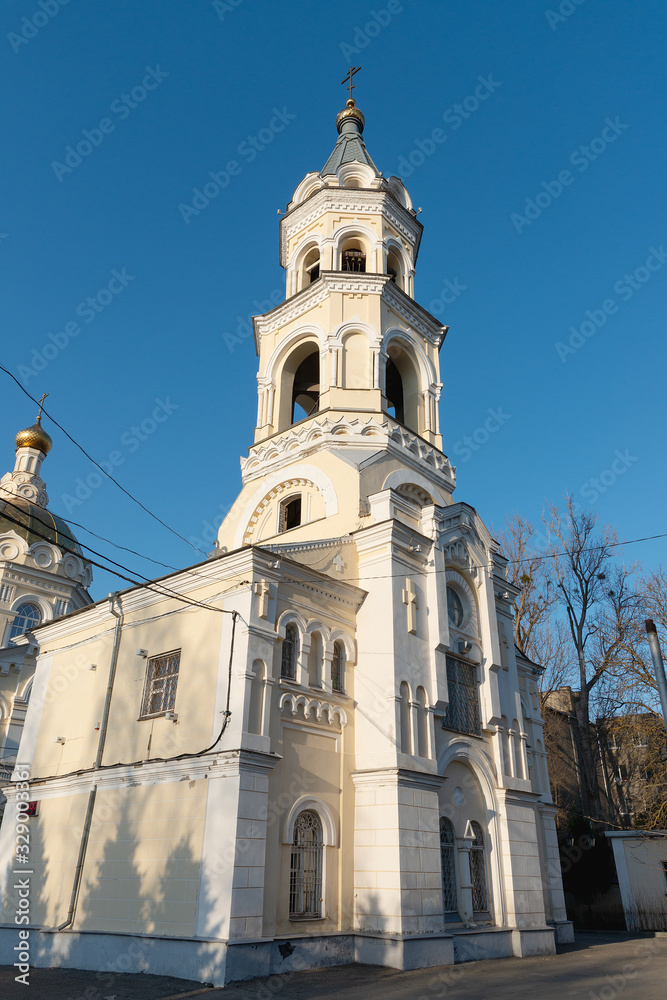 St. Andrew's Church in Stavropol, Russia - March 8, 2020.