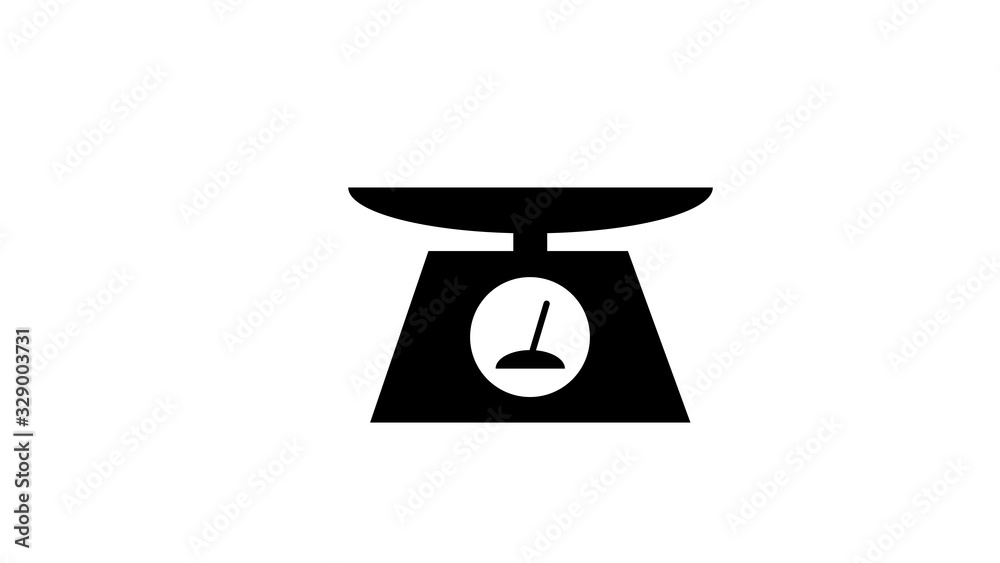 Weight scale icon design. Weight scale icon in trendy Weight scale icon design. Weight scale icon in trendy