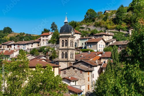 Quadro em tela Pont en Royans in the Vercors national park, Rhone-Alpes, France
