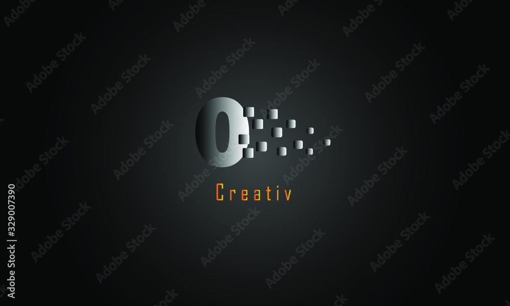 Abstract numbers logo | Free Vector. NO 0 logo (Number zero) Abstract numbers logo | Free Vector. NO 0 logo (Number zero)