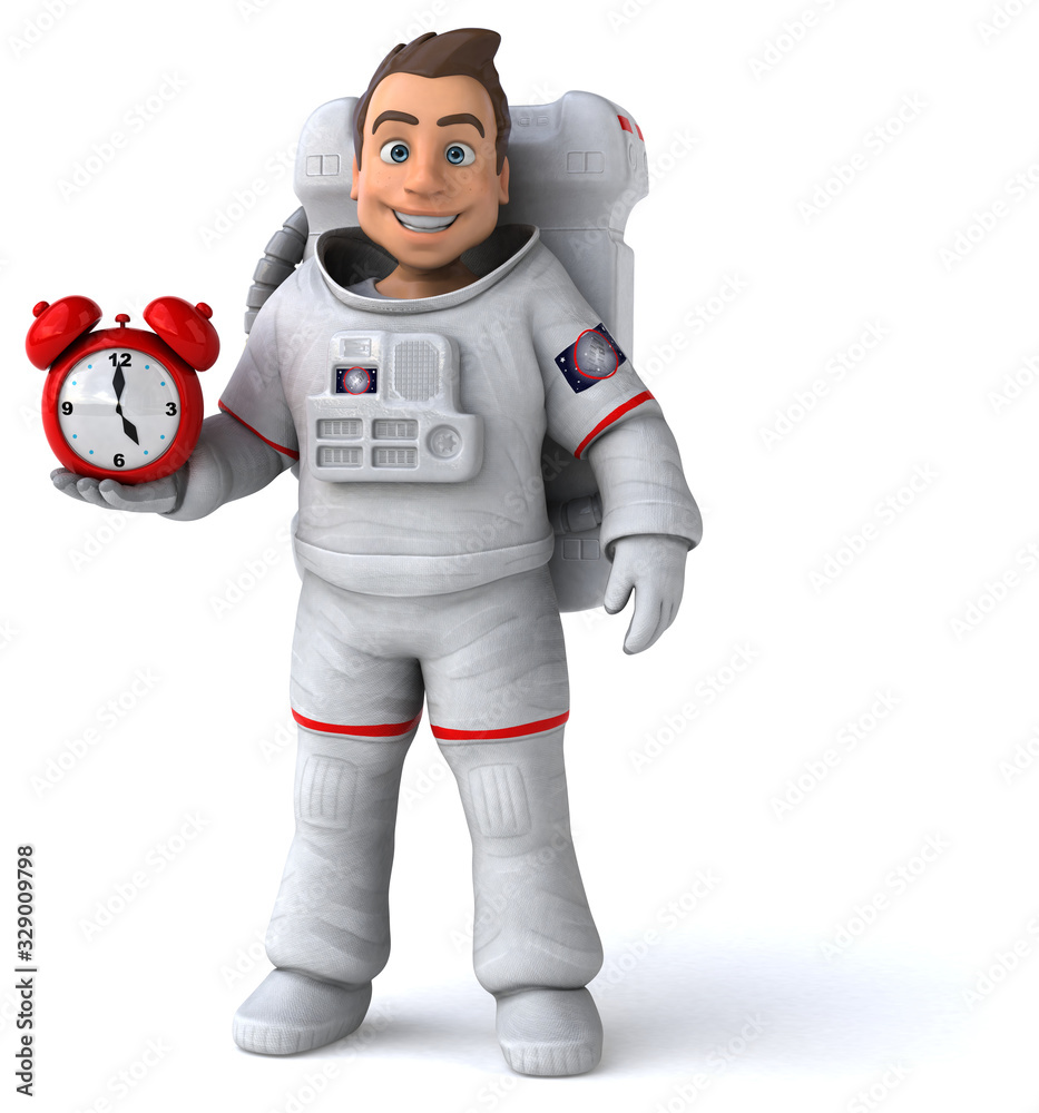 Fun astronaut - 3D Illustration Fun astronaut - 3D Illustration