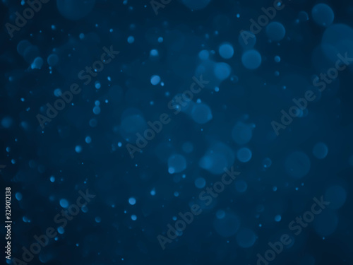 The blue bokeh on the background blurred.