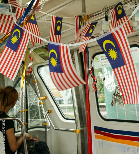 Photography the bus in kuala lumpur,malaysia