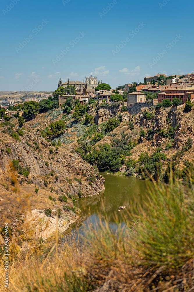 Vertical view of Toledo. Spain