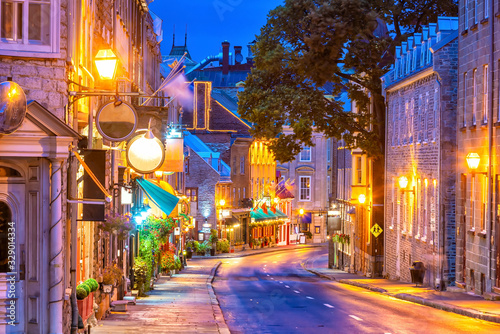 Old town area in Quebec city, Canada