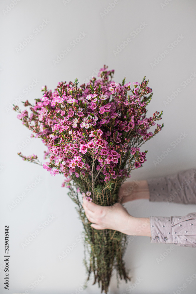 wax flower arrangements