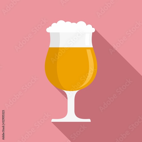 Swiss beer icon. Flat illustration of swiss beer vector icon for web design