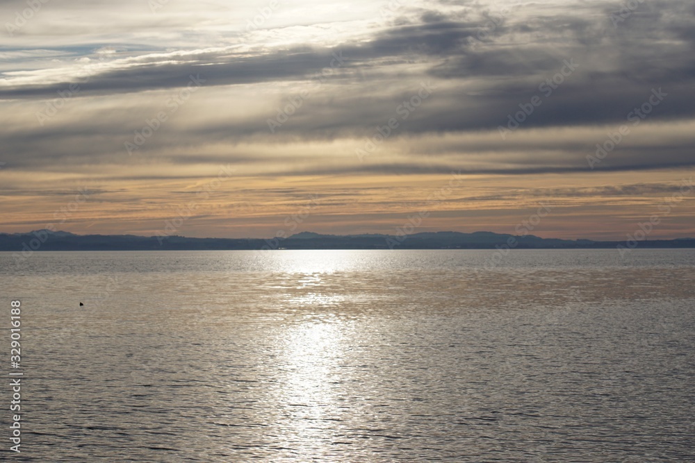 Sonnenuntergang am Bodensee