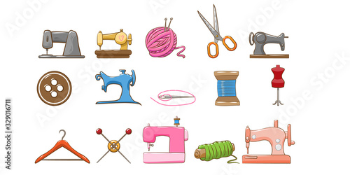sewing vector set collection graphic clipart 
