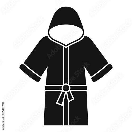 Boxing robe icon. Simple illustration of boxing robe vector icon for web design isolated on white background