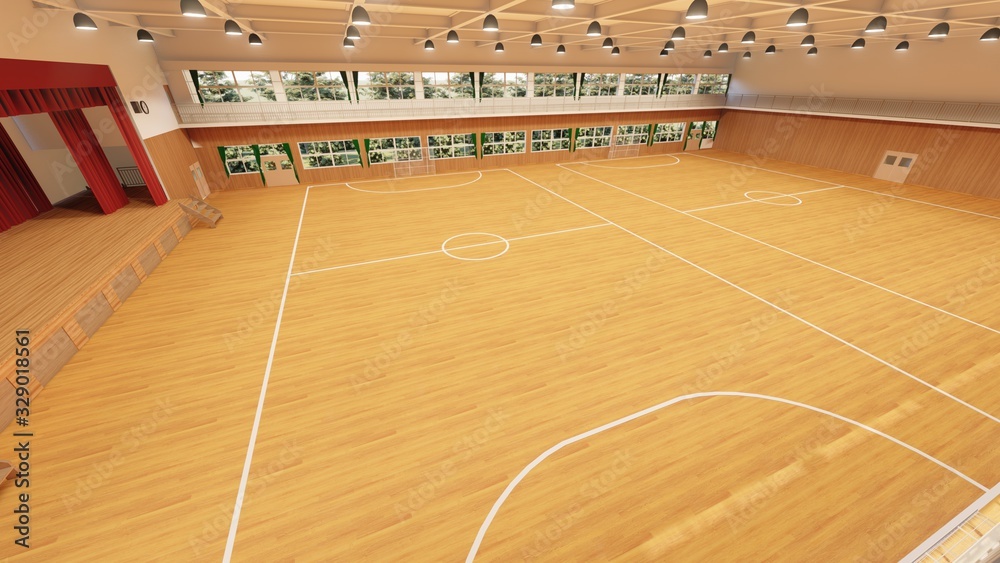 体育館 フットサル イラスト37 Stock イラスト Adobe Stock