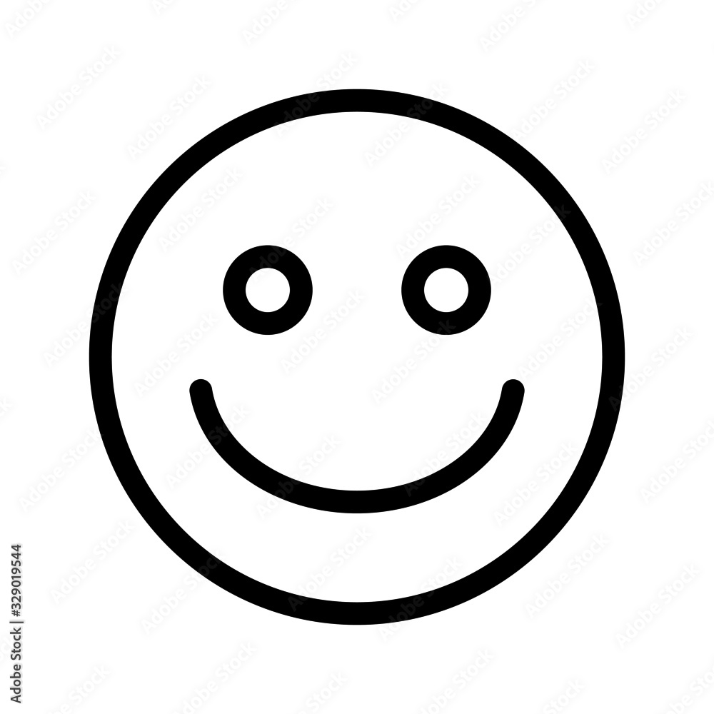 smile expression icon with outline style. Suitable for website design, logo, app and ui. smile expression icon with outline style. Suitable for website design, logo, app and ui.