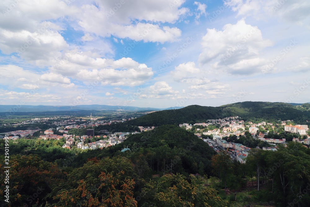 Czechia Karlovy Vary city view
