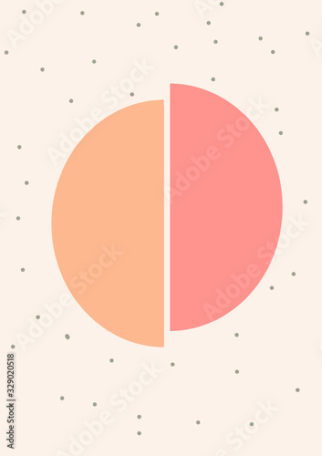 Abstract Modern graphic elements with dynamical colored forms. Template for the design of a logo.Vector Illustration