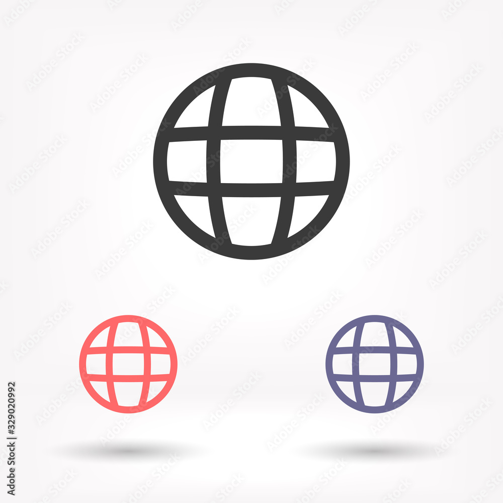 Planet vector icon , lorem ipsum Flat design Planet vector icon , lorem ipsum Flat design