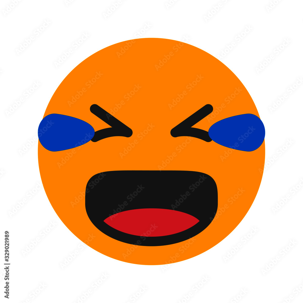 weeping expression icon with flat style. Suitable for website design, logo, app and ui. weeping expression icon with flat style. Suitable for website design, logo, app and ui.