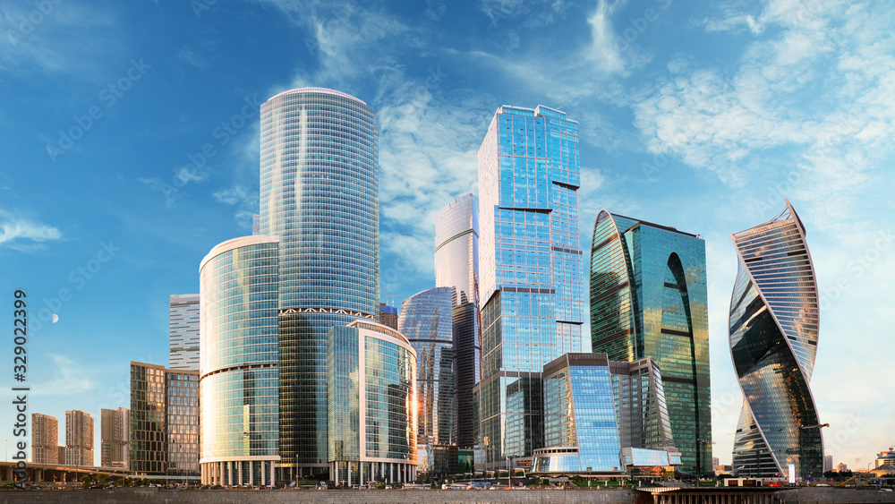 Fototapeta premium Moscow city, Russia