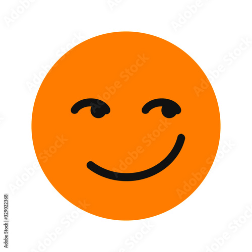 suspicious expression icon with flat. Suitable for website design, logo, app and ui.