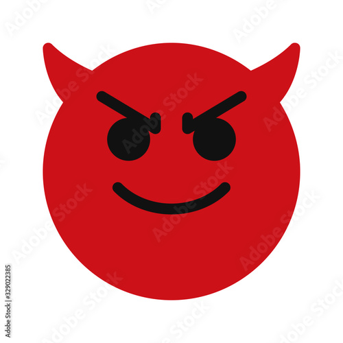 ruthless expression icon with flat style. Suitable for website design, logo, app and ui.