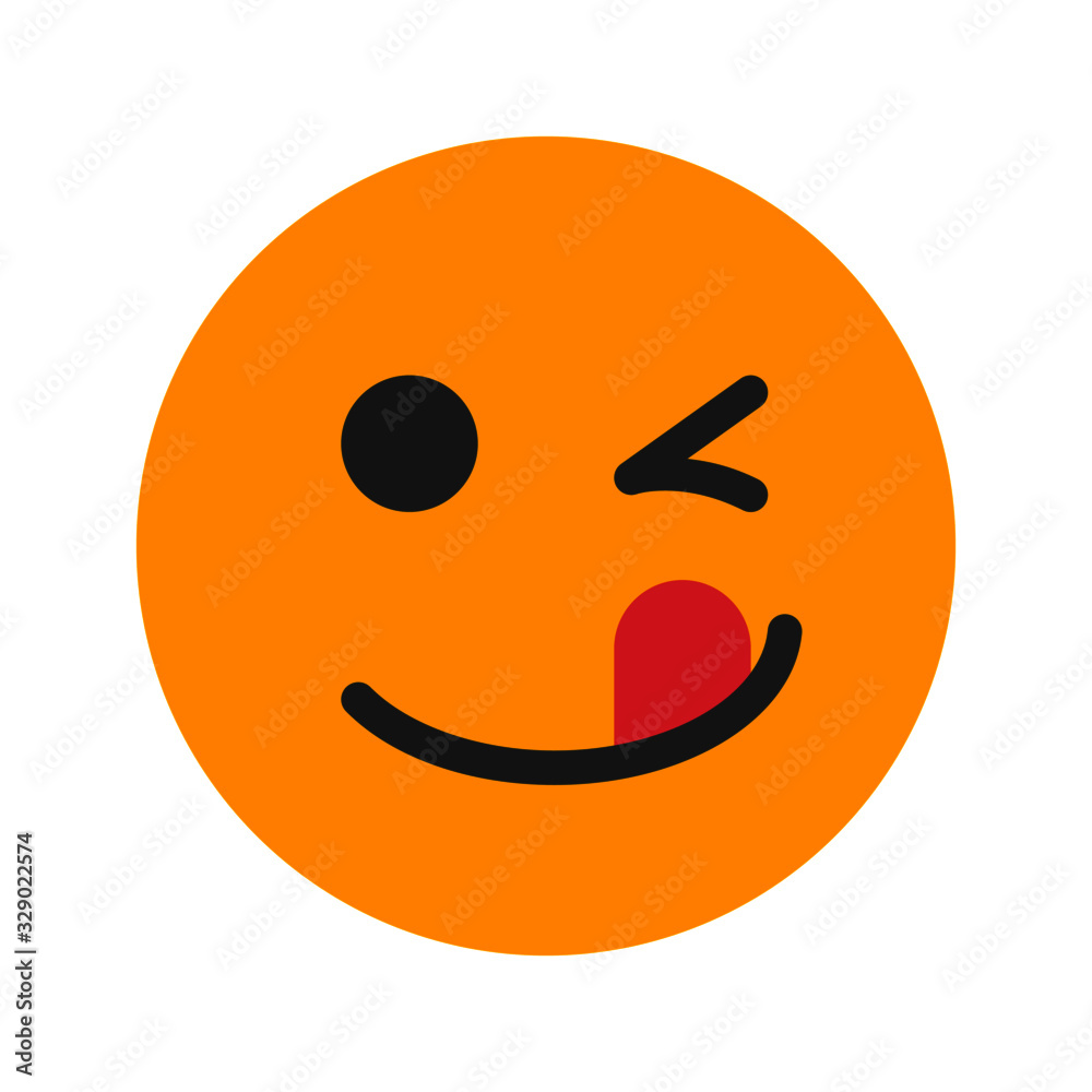 cute expression icon with flat style. Suitable for website design, logo, app and ui. cute expression icon with flat style. Suitable for website design, logo, app and ui.
