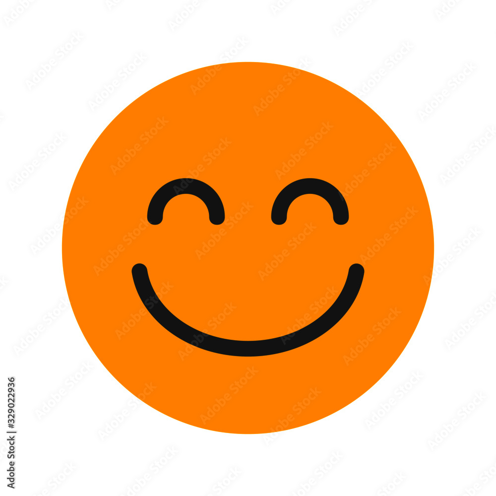smile expression icon with flat style. Suitable for website design, logo, app and ui. smile expression icon with flat style. Suitable for website design, logo, app and ui.