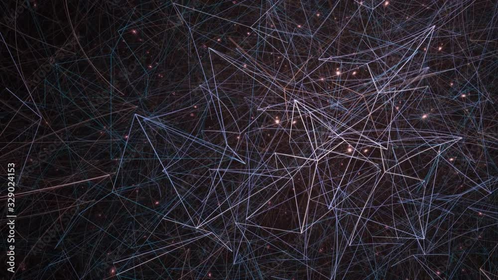 Multi colored line geometry in motion. abstract background. 3D animation 4K. Futuristic and modern. Multi colored line geometry in motion. abstract background. 3D animation 4K. Futuristic and modern.