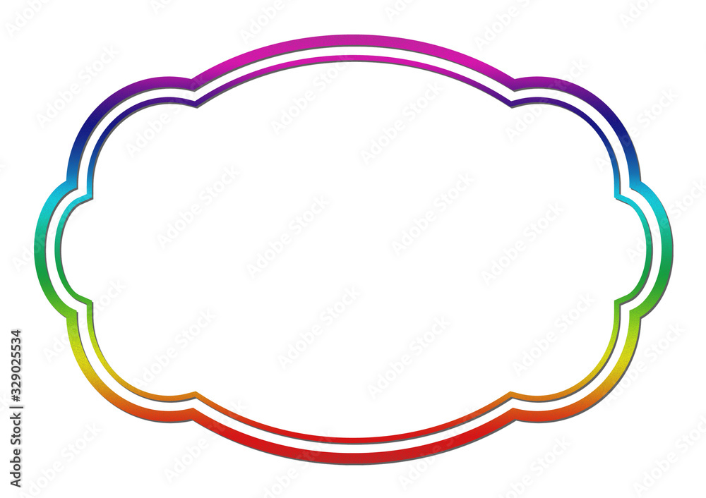Rahmen, Regenbogenfarben Rahmen, Regenbogenfarben