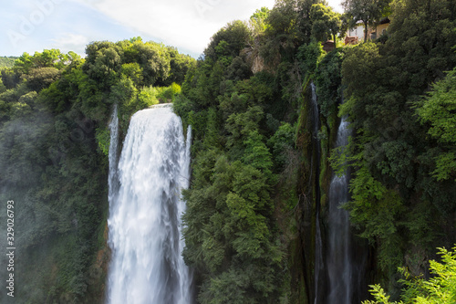 Cascata Delle Marmore waterfalls in Terni, Umbria, Italy © Shchipkova Elena